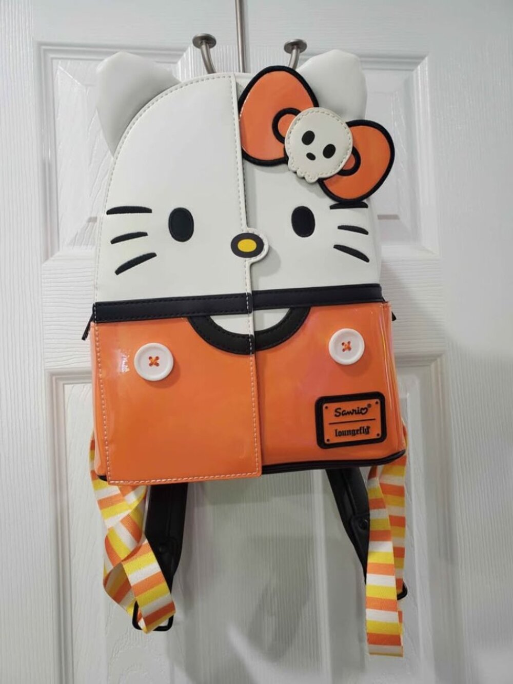NYCC Limited Loungefly Sanrio Hello Kitty Skeleton Costume Glow Mini Backpack